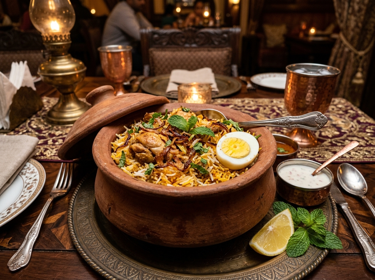 Chicken Biryani at Taj Darbar