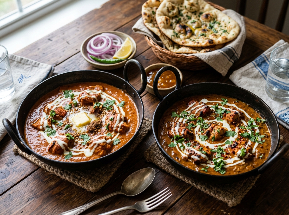 Chicken Curries at Taj Darbar