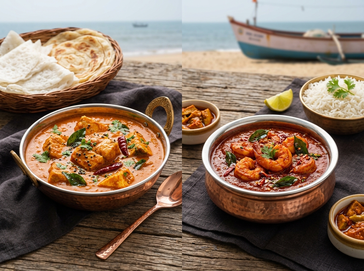 Fish Curries at Taj Darbar