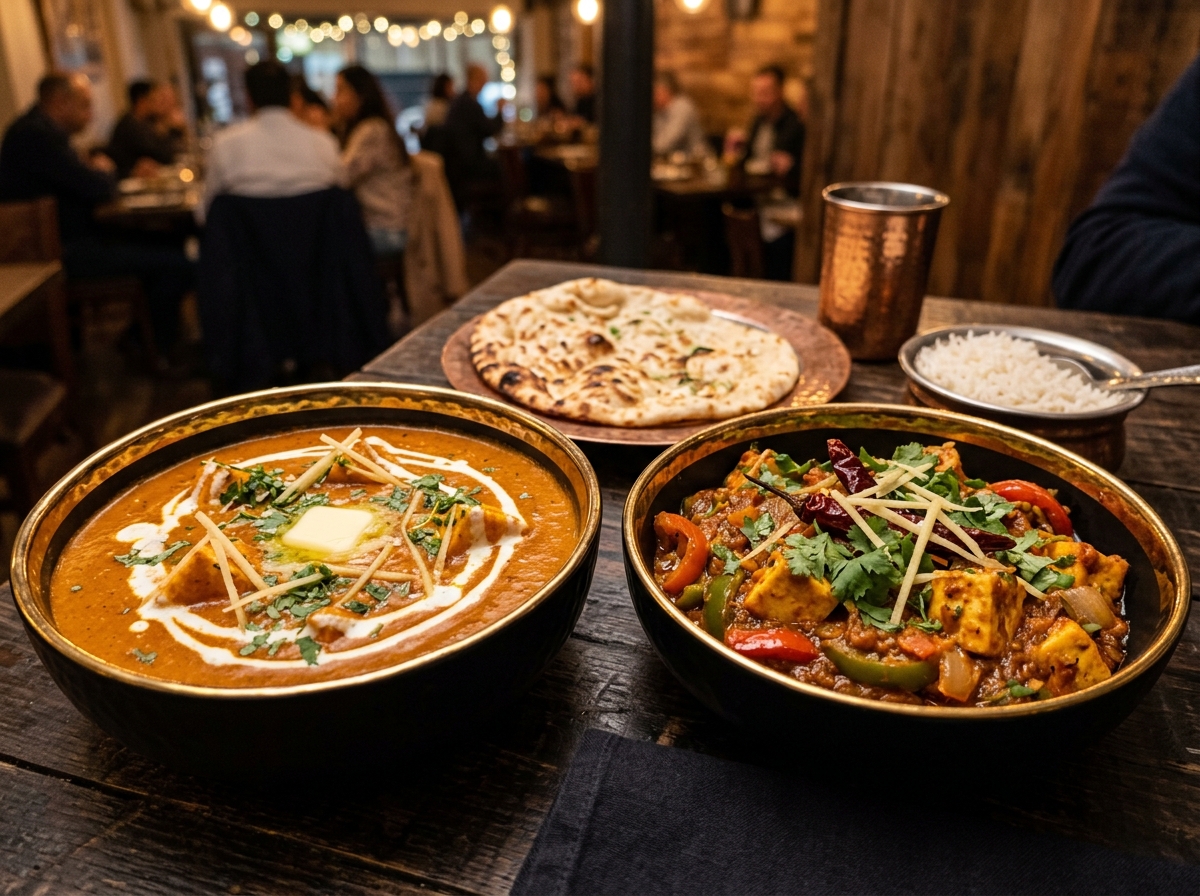 Paneer Curries at Taj Darbar