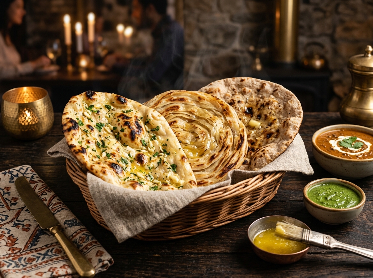 Tandoori Roti & Naan at Taj Darbar