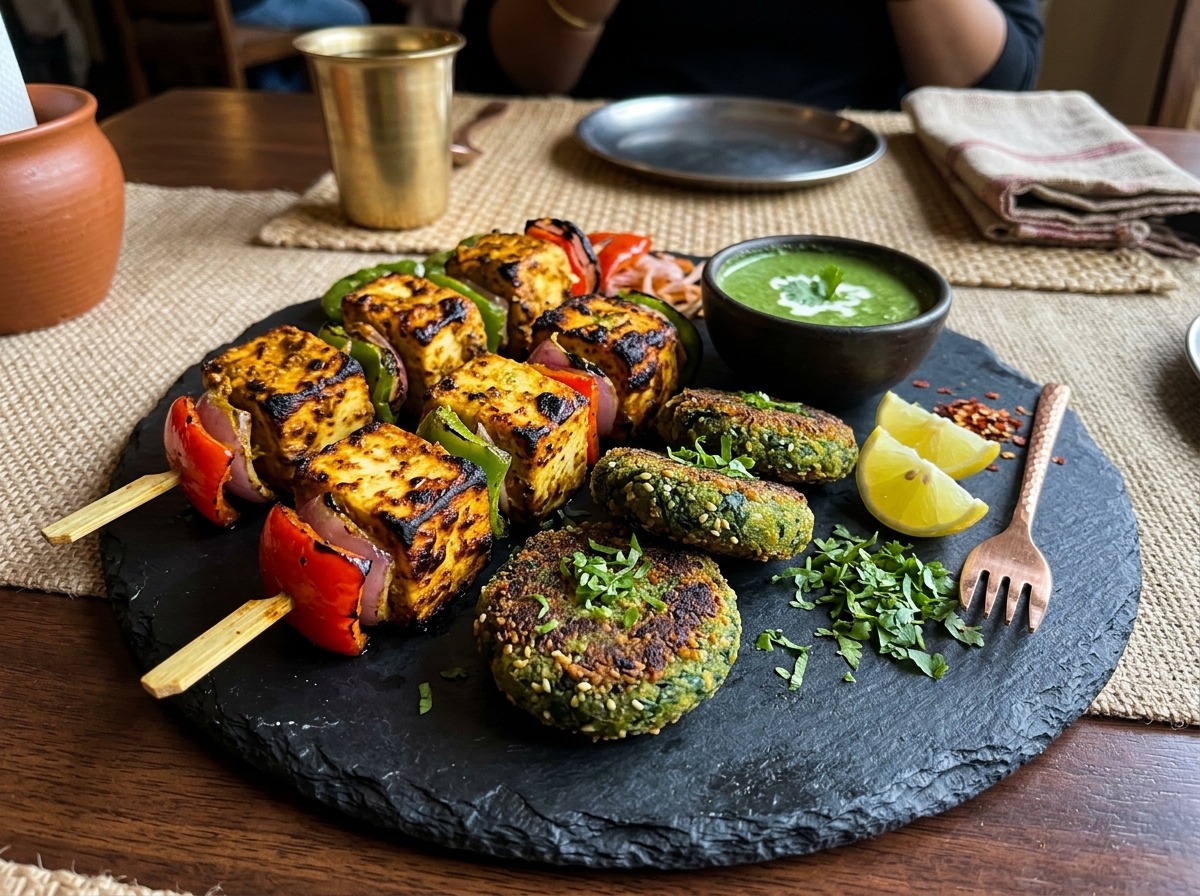 Tandoori Veg Kebab at Taj Darbar